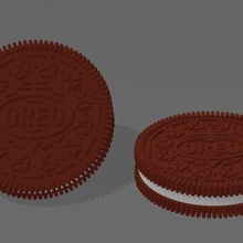 Llavero anahtarlık Oreo 3d print model - Mito3D