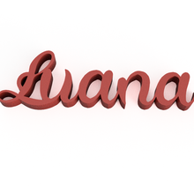 llavero Luana 3d print model - Mito3D
