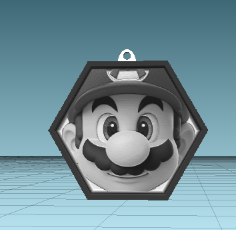 llavero mario game 3D print model - Mito3D