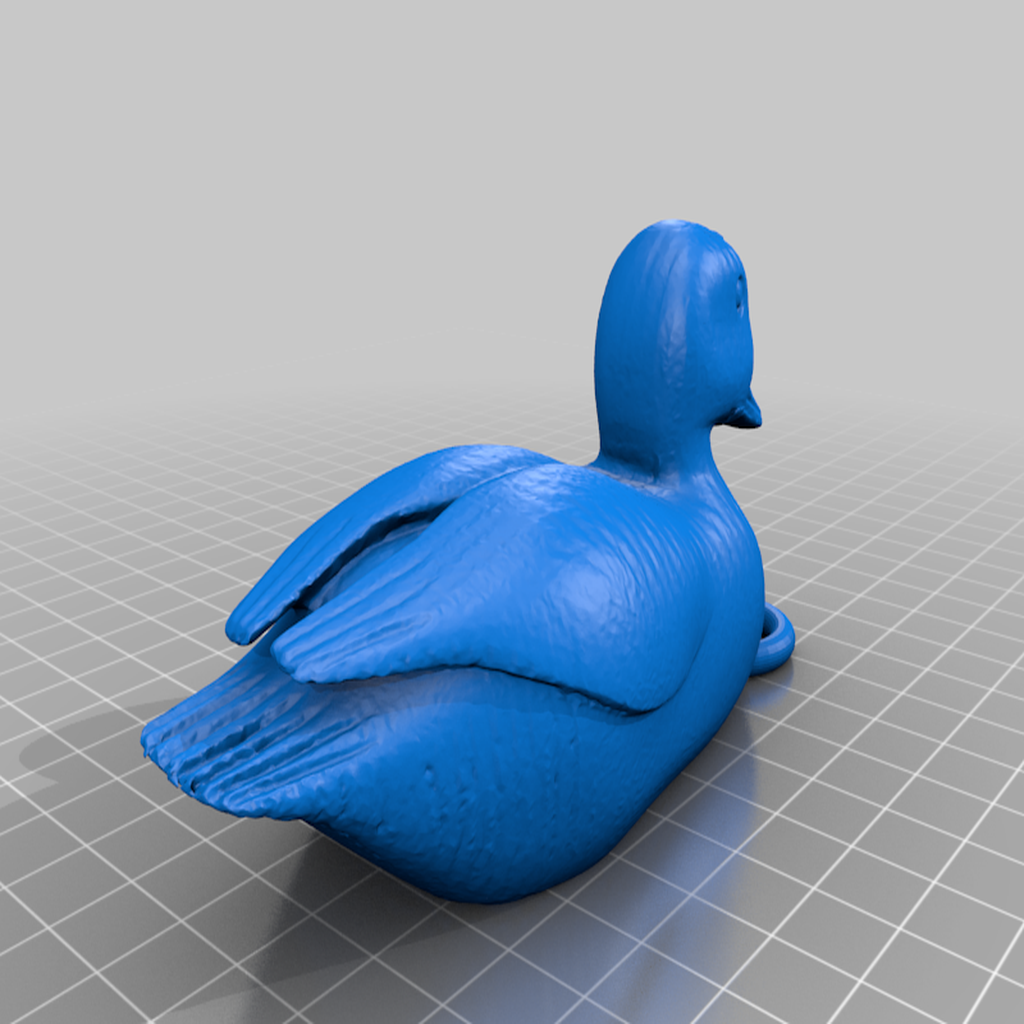 llavero pato llaveros joyería joya llaves 3D print model - Mito3D