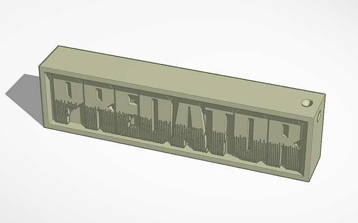 llavero predatore gioielleria chiave squillare 3D print model - Mito3D