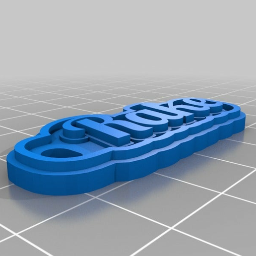 llavero ancinho personalizado chaveiros 3D print model - Mito3D