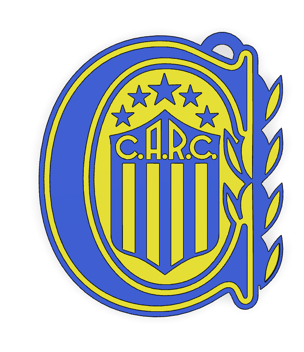 llavero rosario cental club argentino futbol equipo keychain souvenir campeon dia del padre papa copa 3D print model - Mito3D