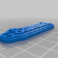 llavero Samuel joyería joya personalizado llaveros 3d print model - Mito3D