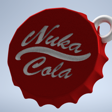 llavero tapa nuka Cola gadget cair chave juegos videogames vídeo jogos Bethesda vegas 3d print model - Mito3D