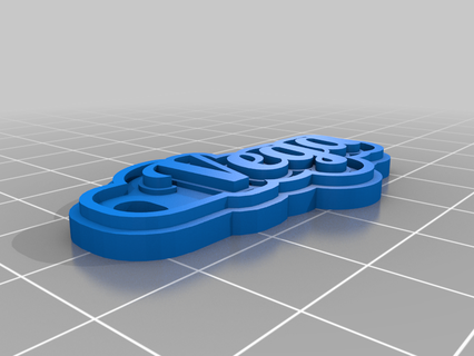 llavero vega personalizado llaveros joyería joya llaves 3d print model - Mito3D