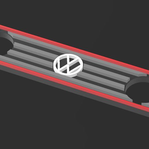 llavero volkswagen bocho carros pendente macchine 3D print model - Mito3D