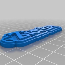 llavero ziortza gioielleria personalizzato Portachiavi 3d print model - Mito3D