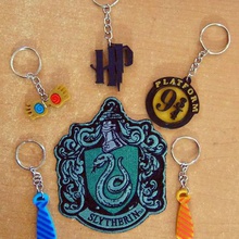 llaveros harry potter jewelry dos colores keychan keychains 3d print model - Mito3D