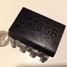lm666 puce timer outil de l'électronique solidworks circuit intégré la 555 3d print model - Mito3D