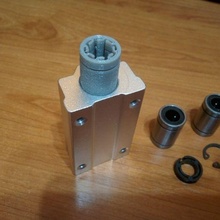 lm8uu 45mm rev2 - 8 contacts linear bearing tool 3d printer parts 3d print model - Mito3D