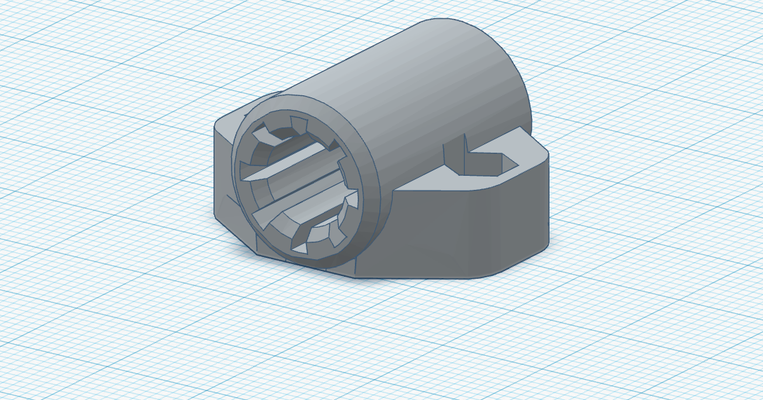 lm8uu base herramientas impresora 3d mecánica cnc rodamiento lineal 3d print model - Mito3D