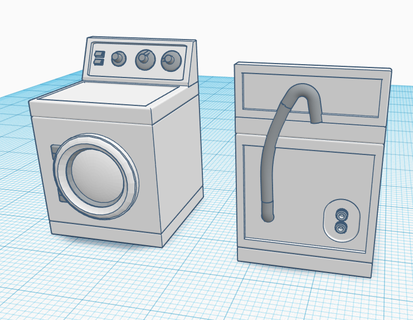 caricare lavaggio macchina 3d stampa 3d print model - Mito3D