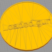 yüklendi tabanca tamamen yasal özelleştirilmiş coins_badges 3d print model - Mito3D