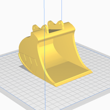 loading bucket huina r/c_vehicles 3d print model - Mito3D