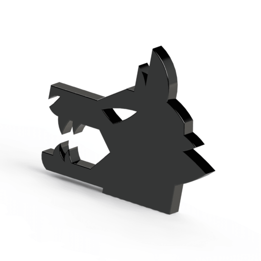 lobo verschiedene Schlüssel-ring logo wolf ornament Kunst Tiere Unterhaltung 3D print model - Mito3D