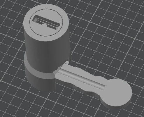 kilitli anahtar şişe kilidi basılı in yer ev kilit cips güvenli yonga klips kilitleme yerinde basılmış baskı yeri işkence testi meydan okuma 3d print model - Mito3D
