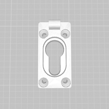 chiudere il coperchio casa serratura protettore le chiavi kaba porta assicurazione 3d print model - Mito3D