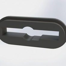 kilit örtmek kılıf kendin yap kapı anahtar lave Puerta değiştirme tapa parçalar 3d print model - Mito3D