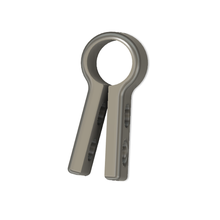 lock flange attachment 3d print model - Mito3D