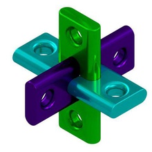 lock puzzle Spiel brain teaser mind bender block-puzzle 3d print model - Mito3D
