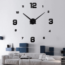 lock wall home clock decorative numbers decor 3d print model - Mito3D