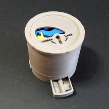 com fechadura de recipiente chave escondida jogo bloqueio do segredo mecânico brinquedos 3d print model - Mito3D