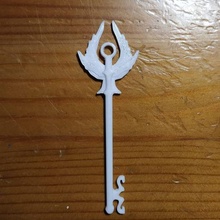 locke chiave impostato 4 serie serratura netflix lucchetto porta angelo Ali alfa 3d print model - Mito3D