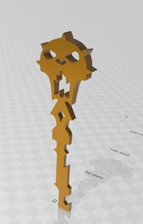 Locke anahtar iblis kilit 3d print model - Mito3D