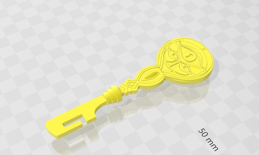 Locke anahtar hafıza anahtar kilit anahtar Locke anahtar 3d print model - Mito3D