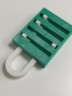 locker Game slide toy child puzzle lock game security marvle design disney moving 3d print model - Mito3D