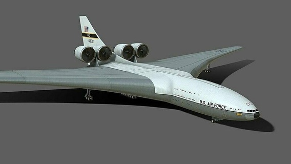 Lockheed cl 1201 3d print model - Mito3D
