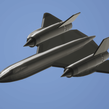 lockheed sr-71 blackbird jeu des avions de modèle spyplane l'usaf merle 3d print model - Mito3D