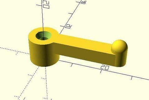 locking fastener - attache parts 3d print model - Mito3D