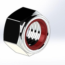 locking nut tool render 3d design modeling 3d print model - Mito3D