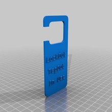 lock out étiqueter porte marque outil personnalisé sécurité équipement outils 3d print model - Mito3D