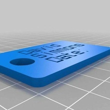lockout tag customized organization 3d print model - Mito3D
