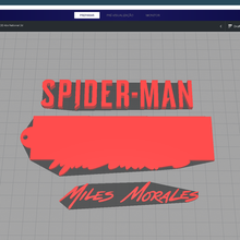 fabbro piatto meraviglia ragno uomo miglia morales gadget Ragno milesmorales portachiavi 3d print model - Mito3D