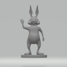 loco council various rabbit mad hare animal pet adornment miniature 3d print model - Mito3D