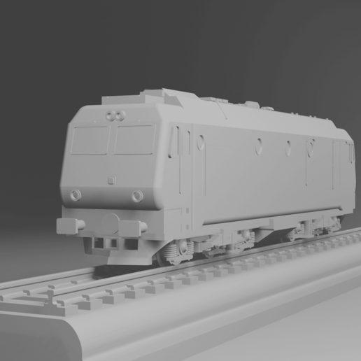 locomotive cf diesel lde gm 65 1300 6 train rails chemin fer trains roumain 3D print model - Mito3D