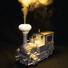 Lokomotive Luft Luftbefeuchter 3d print model - Mito3D