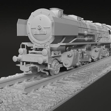 lokomotif br 53 3d print model - Mito3D