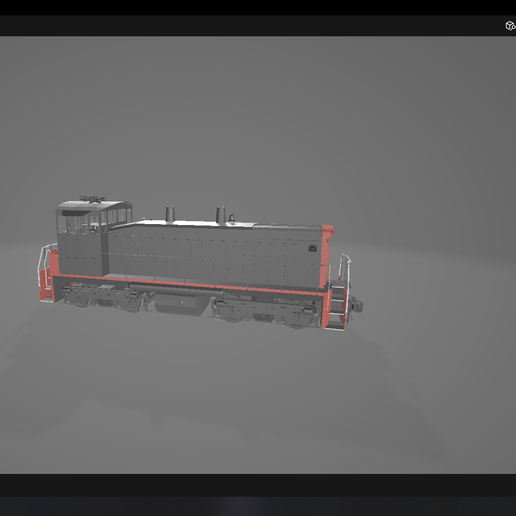 locomotive emd sw1500 locomotives 3D print model - Mito3D