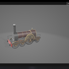 locomotive iron duke locomotives 3d print model - Mito3D