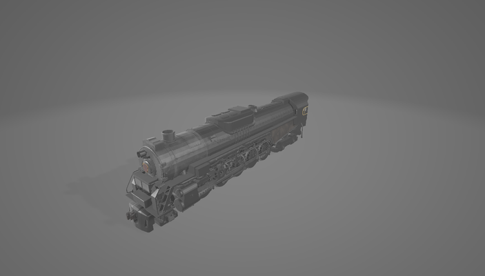 lokomotif j1a teksas oyun buhar demiryolu tren vagon raylar makinist kömür kazan şömine şarj etmek yolcular mühendislik sert istasyon sürücü makine bakmak 3d print model - Mito3D