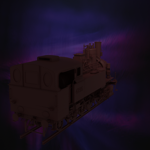 locomotive tank engine 3D print model - Mito3D