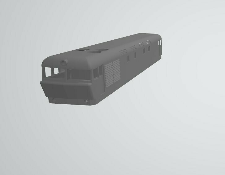 locomotive type 751-bardotka 3D print model - Mito3D
