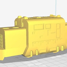 locomotrice divers locomotive 3d print model - Mito3D
