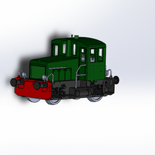 locotracteur y2100 ho dlc sla divers 1 87 le train mod lisme vinitrain miniature 3d print model - Mito3D