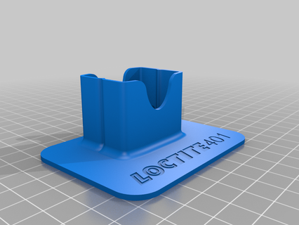 Loctite 401 Halter Unterstützung Hobby 3d print model - Mito3D